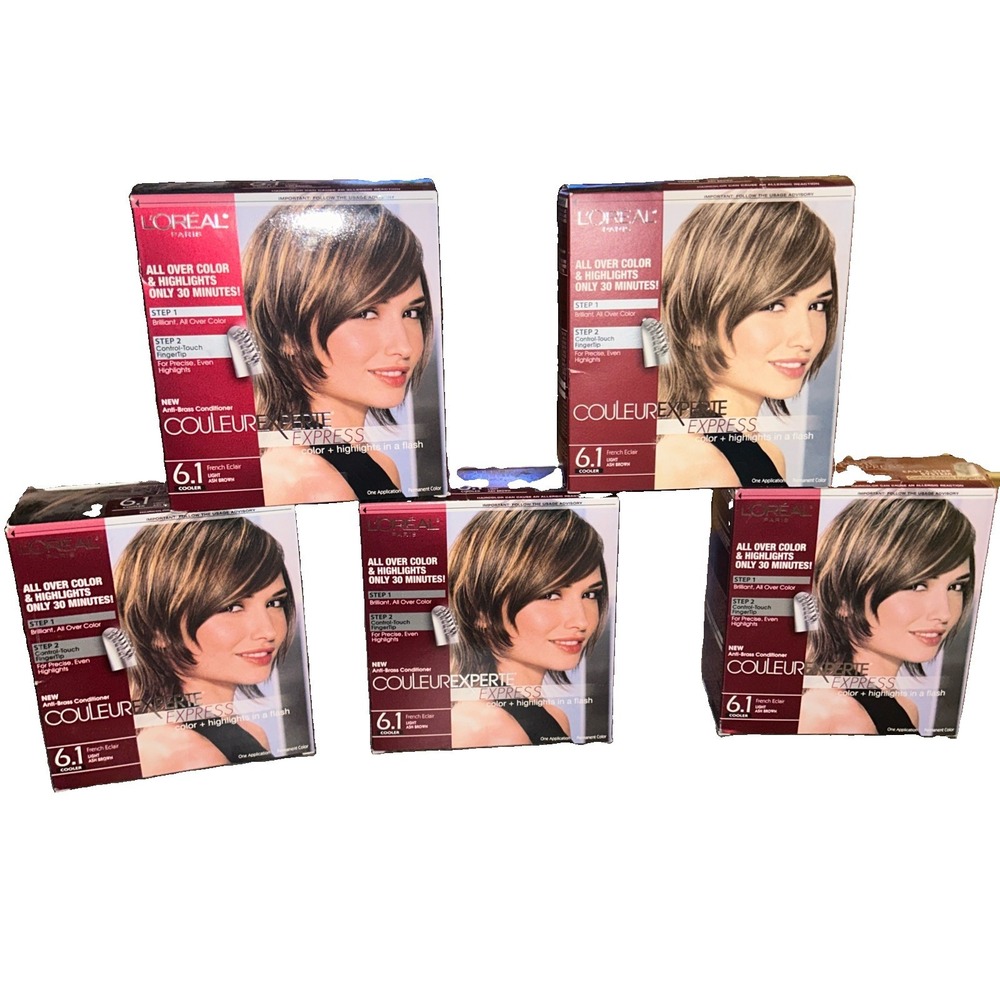 5 Pack L'Oreal Paris Couleur Experte Express Hair Color + Highlighter, Light ...